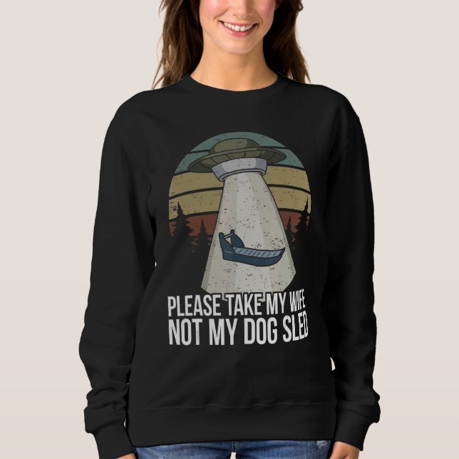 Sudadera Trineo de Perros   Alaska Mushing   Musher (Anverso)