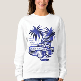 Sudadera Trinkspruch arriba abajo al centro pa' dentro