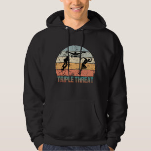 Sudadera Triple amenaza - Atleta Triatlón