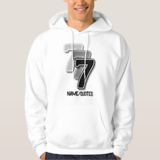 Sudadera Triple Seven Graphic – Minimalist Modern Art