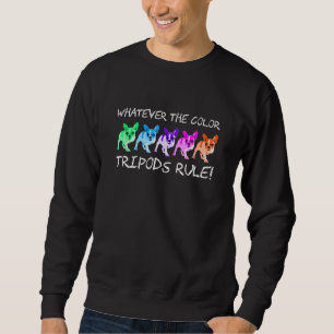 Sudadera Tripod Tripawd Divertido perro de tres piernas