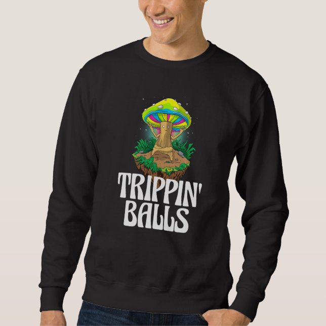Sudadera Trippin Balls Mushroom  Women Magic Psilocybin Mus (Anverso)