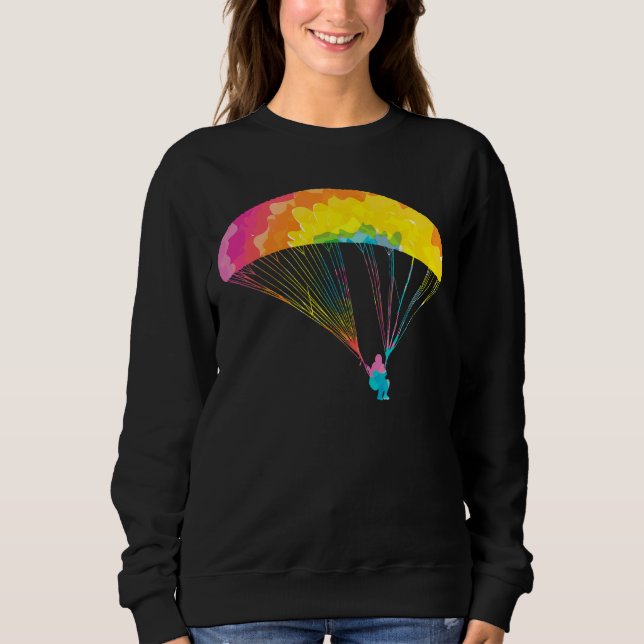 Sudadera Trippy Arcoiris Hippie Tie Dye Parapente (Anverso)