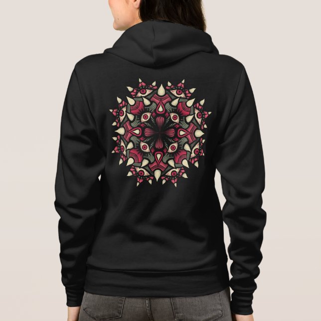 Sudadera Trippy Horrror Ojos psicodélicos (Reverso)