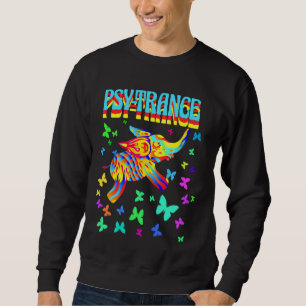 Sudadera Trippy Psy Trance Elephant Dj Raver Rave Fiesta Ed