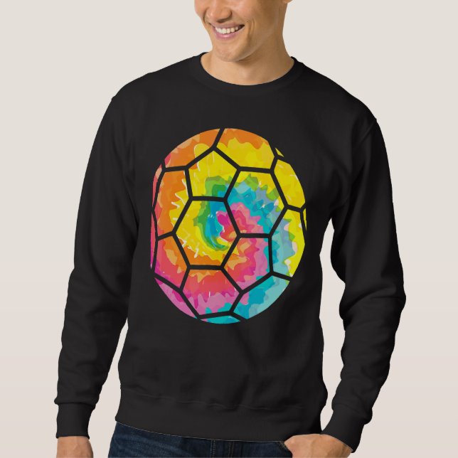 Sudadera Trippy Rainbow Hippie Tie Dye Handball (Anverso)