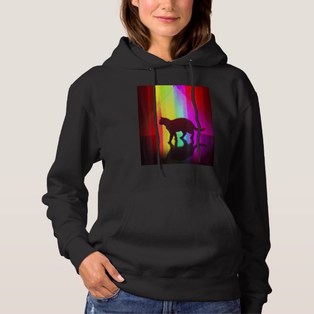 Sudadera Trippy Surreal Cat Acidwave Aesthetic Surrealism R (Anverso)