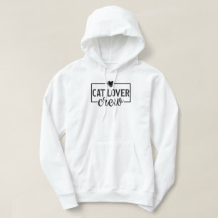 Sudadera Tripulación Amante de los Gatos Gato Divertido