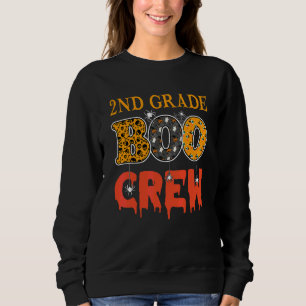 Sudadera Tripulación de Boo de 2do Grado Espeluznante Hallo
