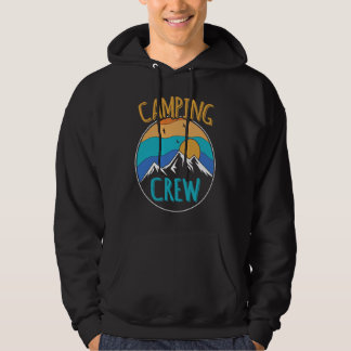 Sudadera Tripulación de Camping Grupo de Campamento Coincid