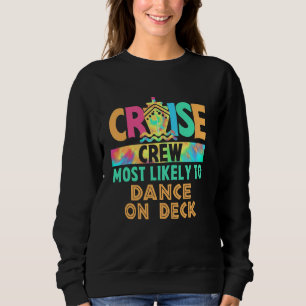 Sudadera Tripulación de crucero de vacaciones con Tie Dye m