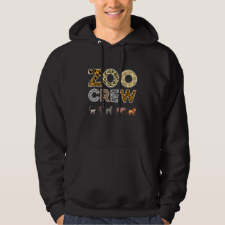 Sudadera Tripulacion de cuidador de zoo estampado de animal