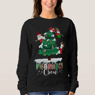 Sudadera Tripulación de Farmacia Navidad Pastillas Muñeco d