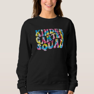 Sudadera tripulación de kindergarten maestro Regreso a la E