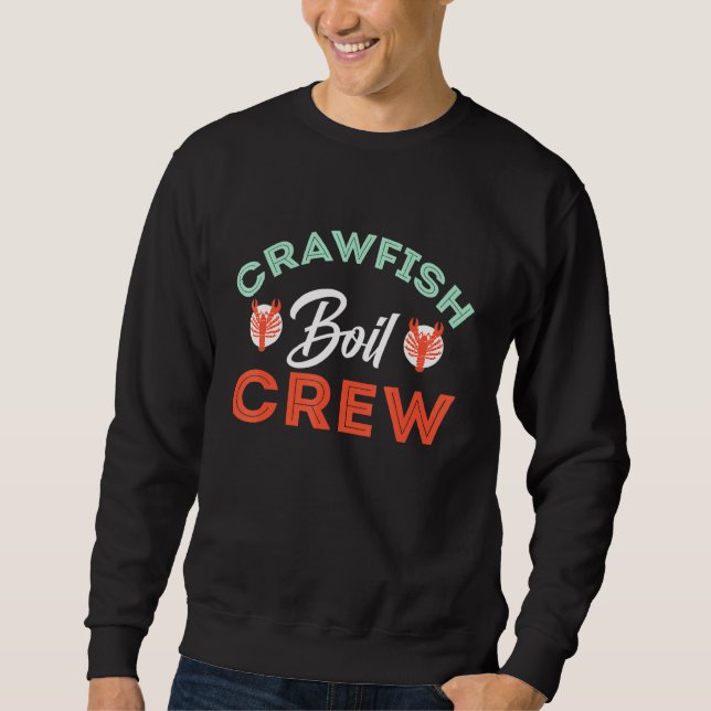 Sudadera Tripulación de langosta retro (Anverso)