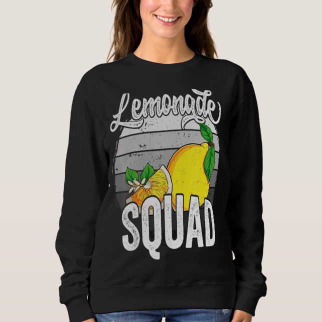 Sudadera Tripulación de limonada Niños escuadrón de limonad (Anverso)