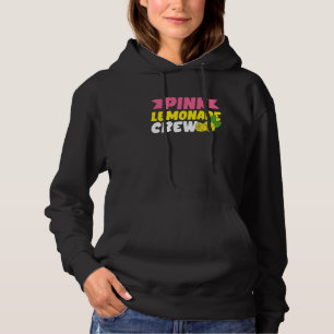 Sudadera Tripulación de limonada rosa Jefe de jugo de limón