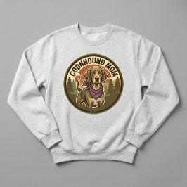 Sudadera Tripulacion de Mama Sabueso Camiseta de Manga Larg