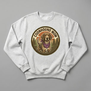 Sudadera Tripulacion de Mama Sabueso Camiseta de Manga Larg
