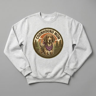 Sudadera Tripulacion de Mama Sabueso Camiseta de Manga Larg