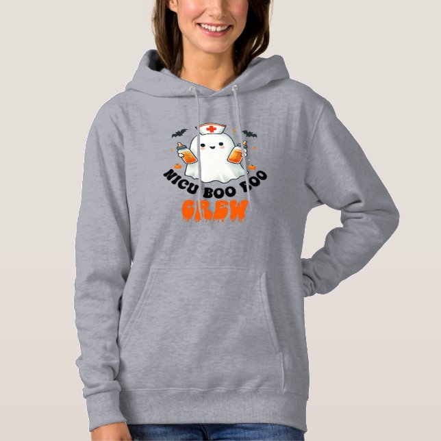 Sudadera tripulación de moretones de Nicu Halloween, tripul (Anverso)