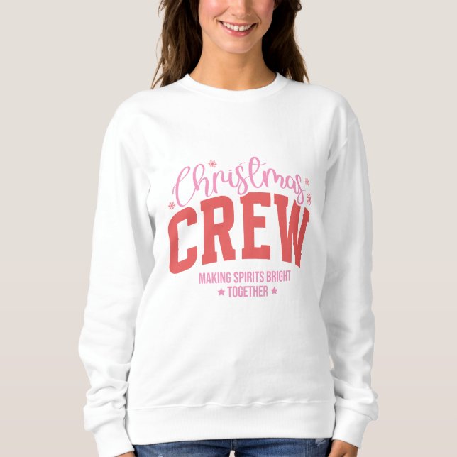 Sudadera Tripulación de Navidad – Iluminando Espíritus (Anverso)