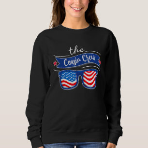 Sudadera Tripulación De Primos 4 De Julio Niños Patriotas A