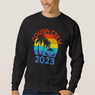 Sudadera Tripulación de primos para toda la vida de vacacio