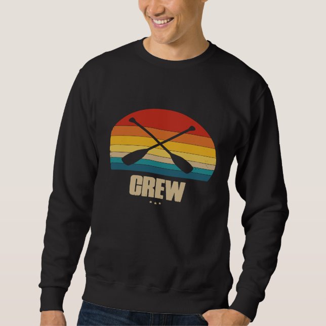 Sudadera Tripulación De Remolque Para El Estilo Retro De Re (Anverso)