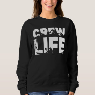 Sudadera Tripulación de tripulaciones de Crew Life Rowing