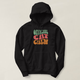 Sudadera Tripulación Oficial de Gatos Amante de Gatos Diver