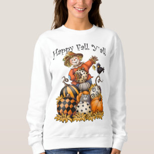 Sudadera Tristeza Feliz otoño y calabaza Acción de Gracias