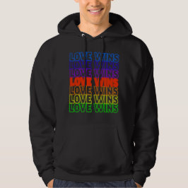 Sudadera ¡Triunfos del amor! Camiseta negra de la señal de