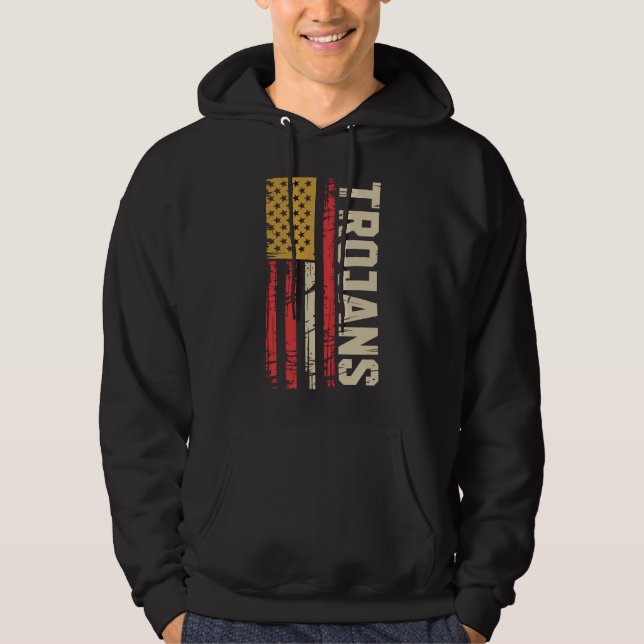 Sudadera Trojans American Spirit Vintage Patriotic (Anverso)