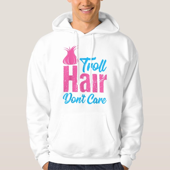 Sudadera Troll Hair no le importa a los Navidades de Hallow (Anverso)