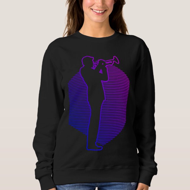 Sudadera Trompetista masculino (Anverso)