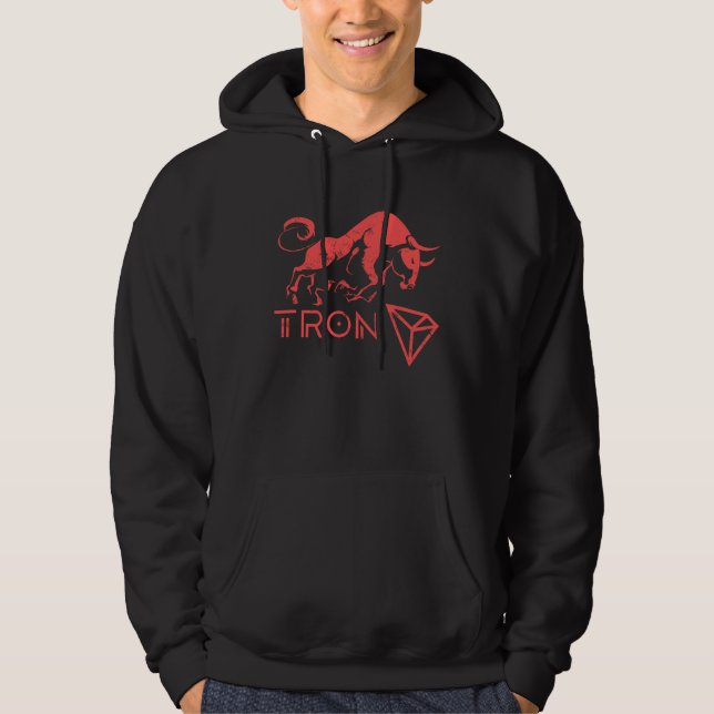 Sudadera TRON Crypto Millionaire BULLRUN HODL TRX Token to  (Anverso)