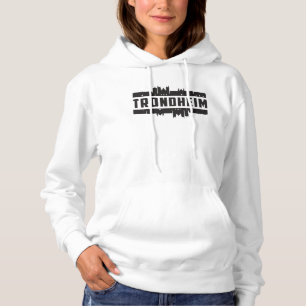 Sudadera Trondheim Noruega City Skyline Cityscape Trip Gift