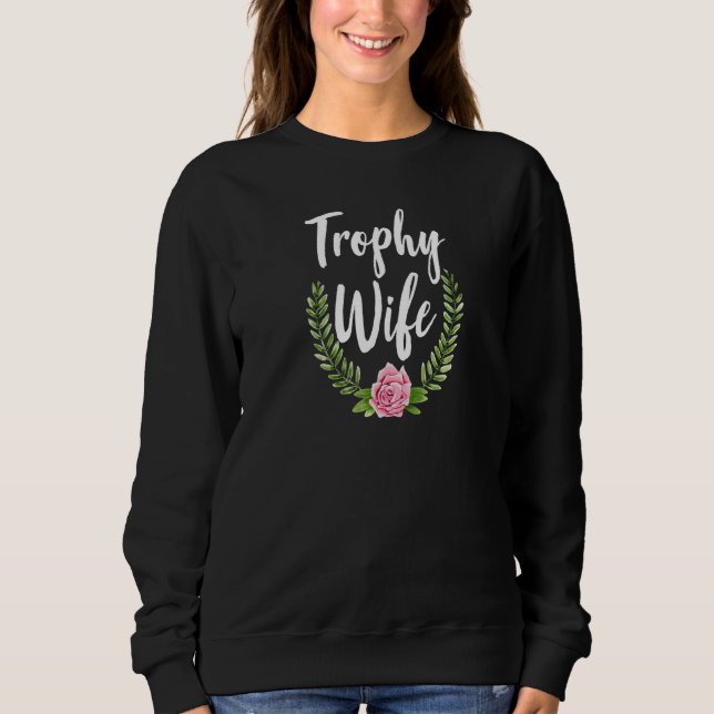 Sudadera Trophy Wife Floral (Anverso)