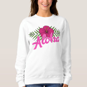 Sudadera Tropical de Surfing de la Isla Hawái de Aloha