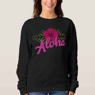 Sudadera Tropical de Surfing de la Isla Hawái de Aloha