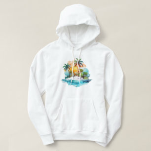 Sudadera Tropical Hooed