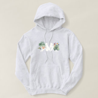 Sudadera Tropical Leaves & Birds Minimal Nature Design