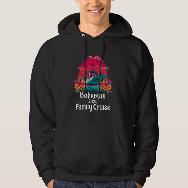 Sudadera Trópico de crucero familiar 2024 de Bahamas (Anverso)