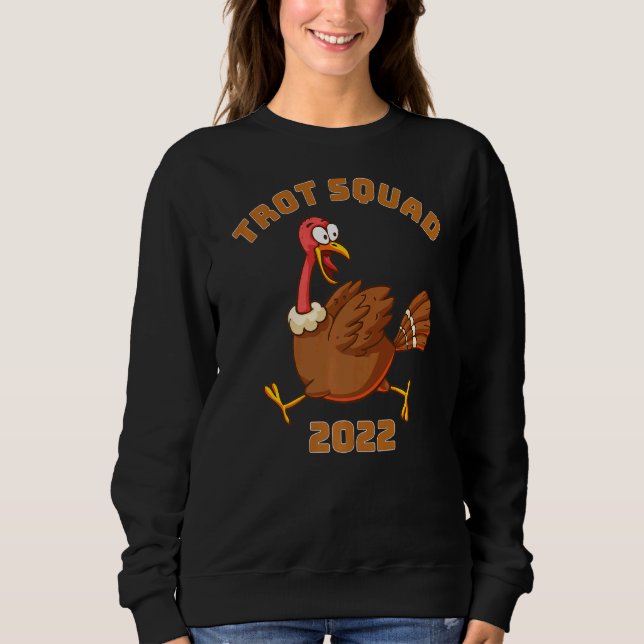 Sudadera Trot Squad 2022 ejecutando gráfico de Turquía (Anverso)