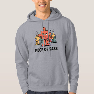 Sudadera Trozo de Sabor – Personaje de Rompecabezas con Act