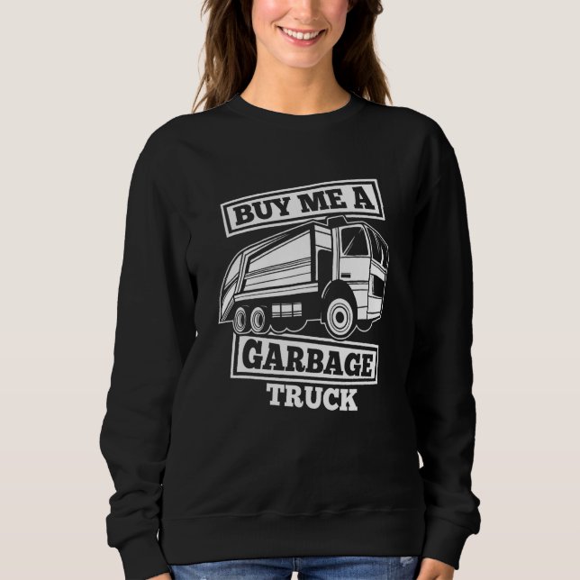 Sudadera Truck Driver  Trucker Rig Trucking Garbage Truck (Anverso)