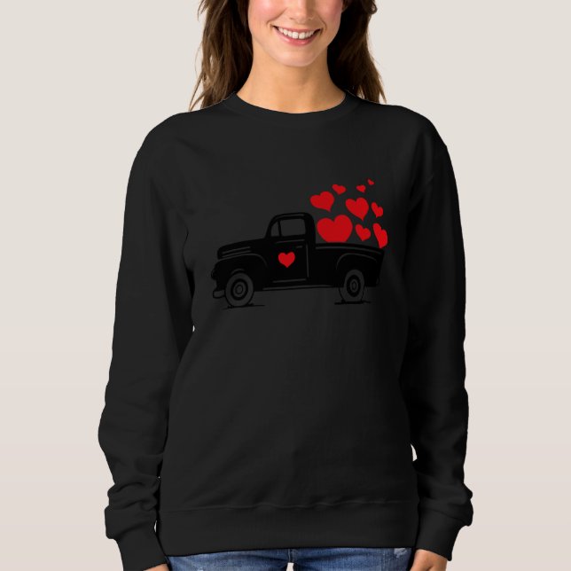 Sudadera Truck Heart Love Valentines (Anverso)