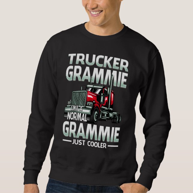 Sudadera Trucker Grammie Like A Normal Grammie Just Cooler (Anverso)