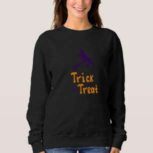 Sudadera Truco De Brujas Voladoras O Trate Halloween